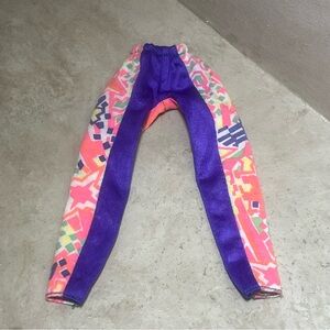 Vintage 80’s Barbie Doll Print Purple Ski Pants